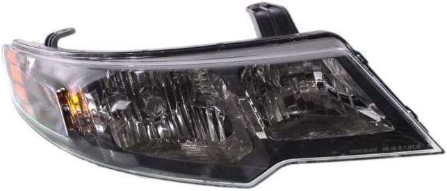 Black Housing Headlight Pair for Kia Forte 2010 2011 2012 2013 D434