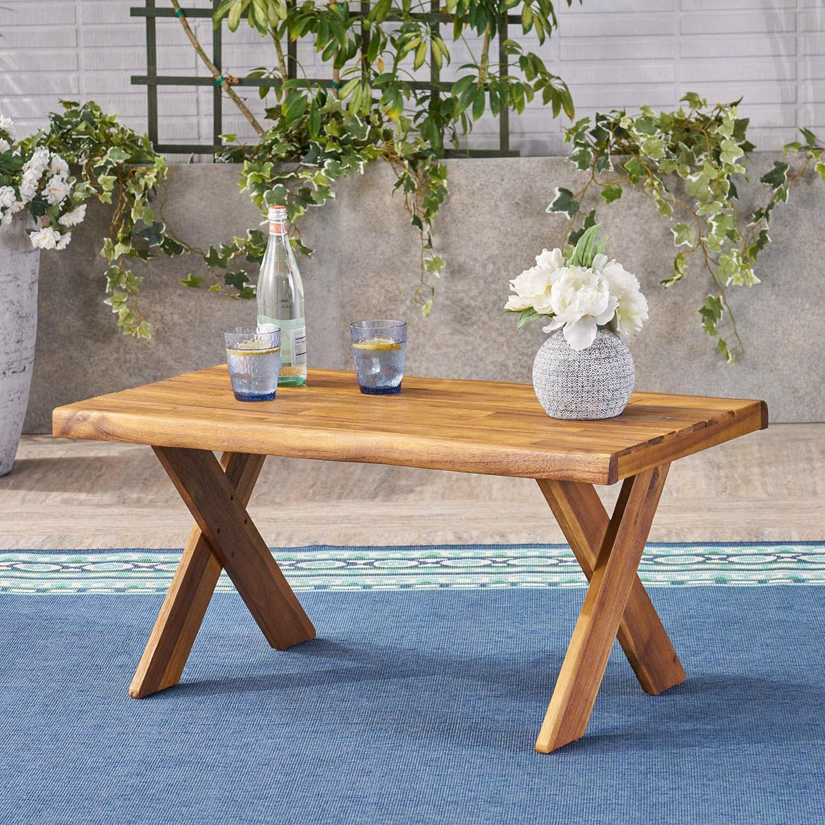 Acacia Wood Coffee Table A254