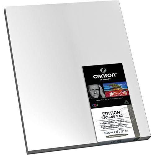 100% Cotton Rag 310gsm Bright White Matte Inkjet Paper 17x22 inch 25 Sheets Q526