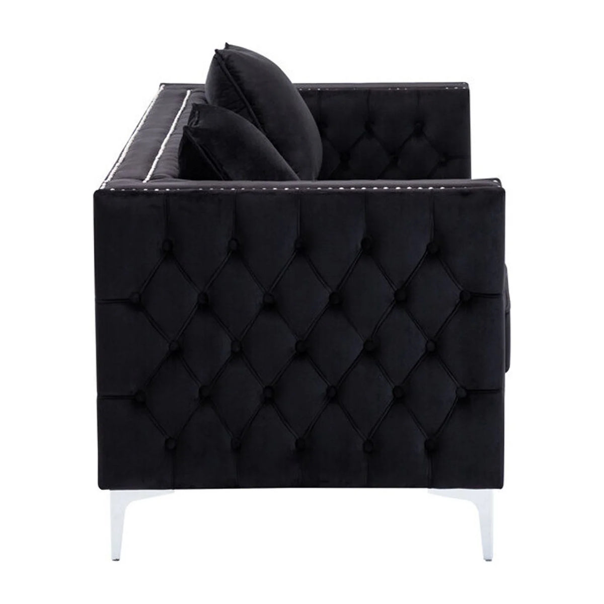 Nordic Haven Velvet Sofa W77542