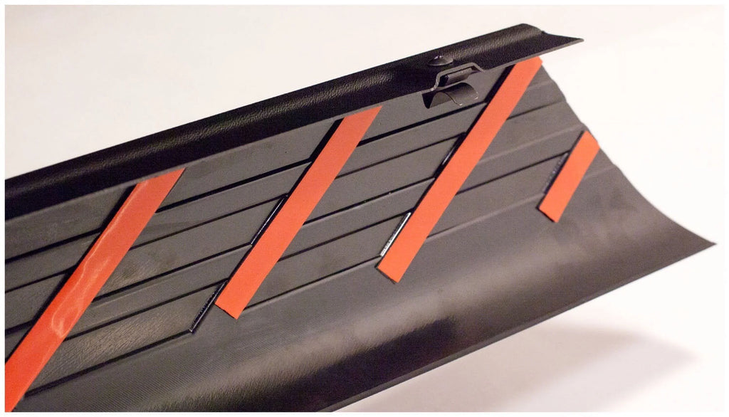 Black Smooth Finish BedRail Caps with Stake Holes, 2-Pc Set B850394