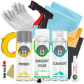 Silver Sage Pearl Aerosol Spray Touch Up Paint Clearcoat Primer and Pro Prep Kit T566
