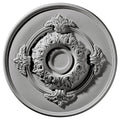 13 3/4x22OD x 1x22P Ceiling Medallion, Hand-Painted Iridescent Gold D313