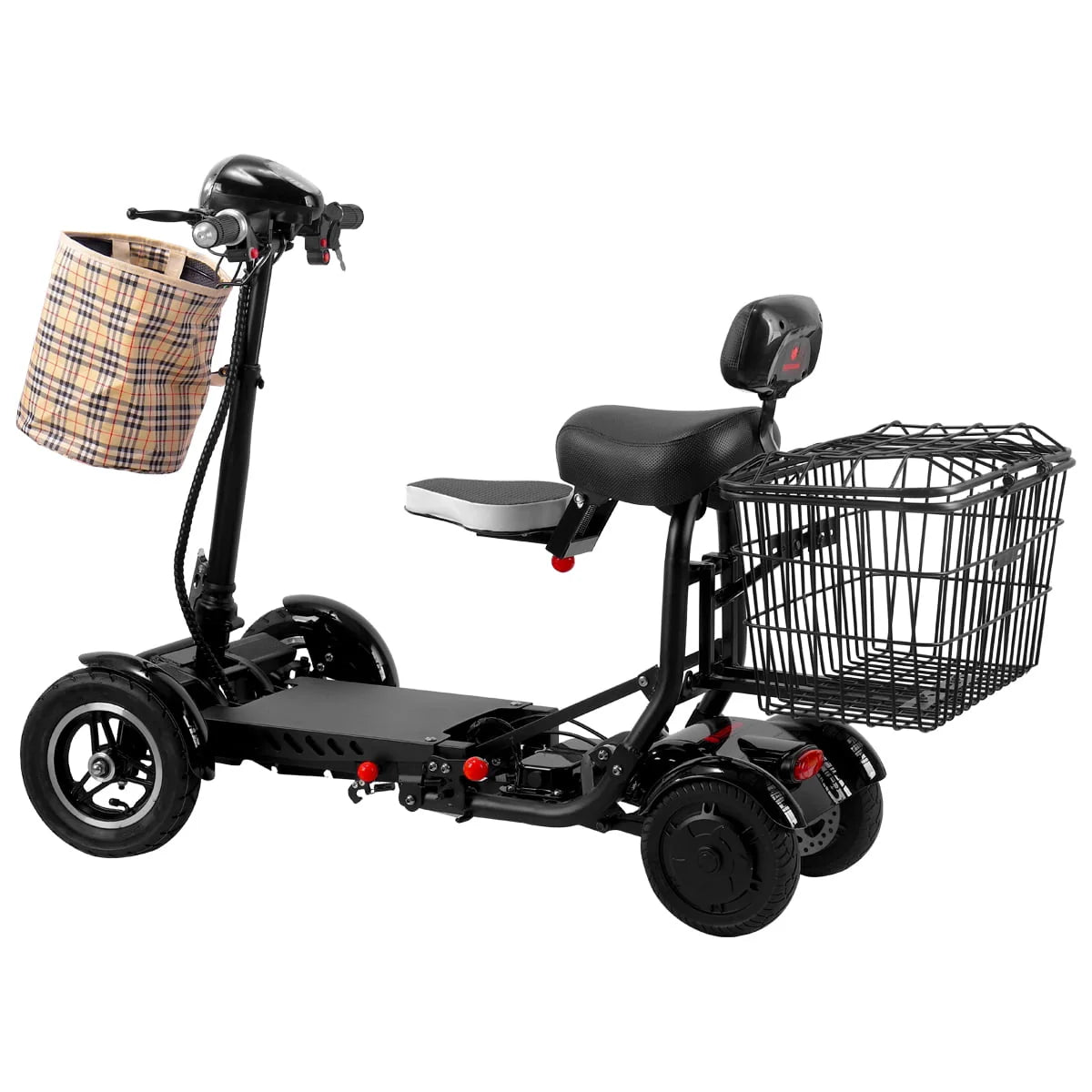 Heavy Duty Folding Power Scooter 300 lbs Capacity 12 Miles Z291