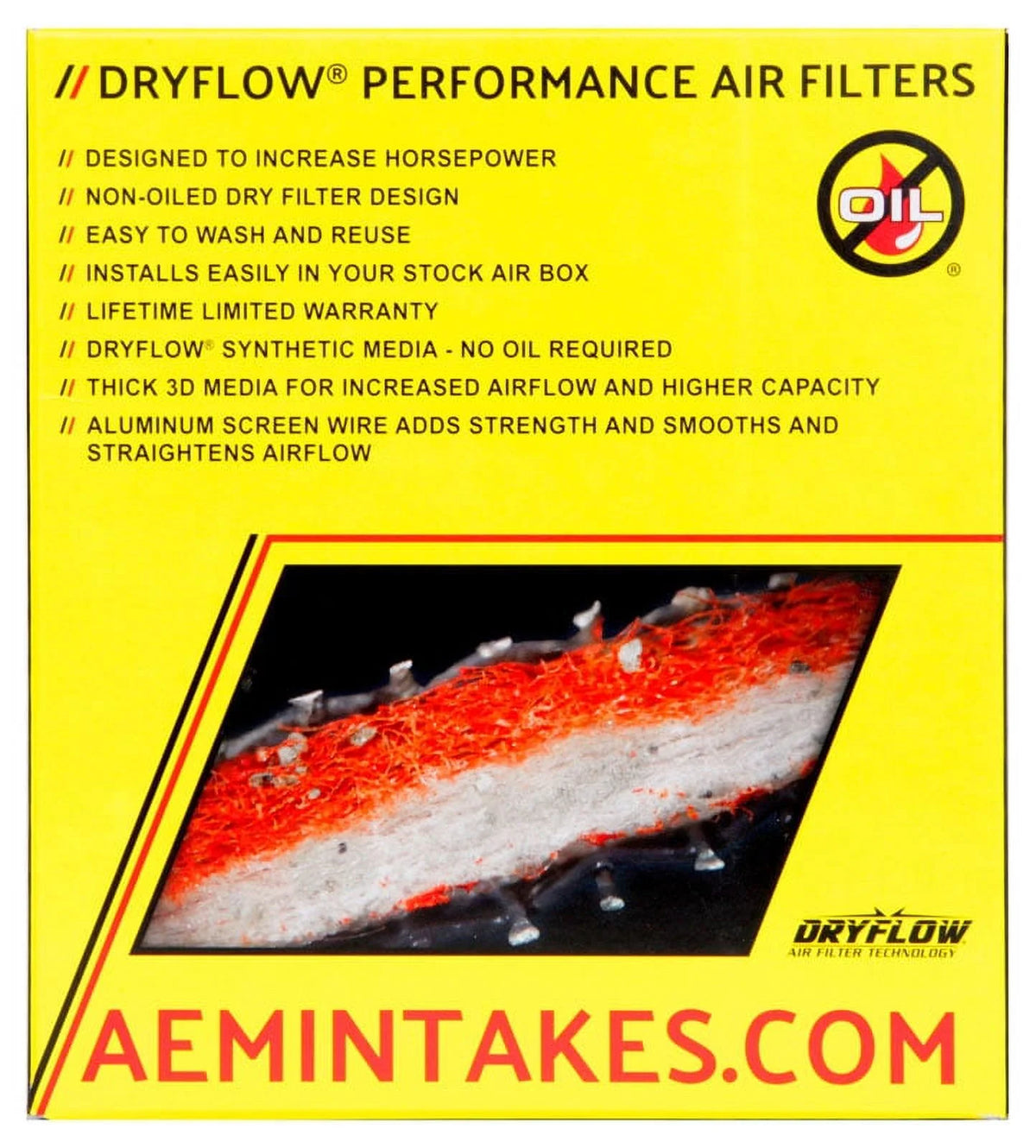 DryFlow Air Filter V492