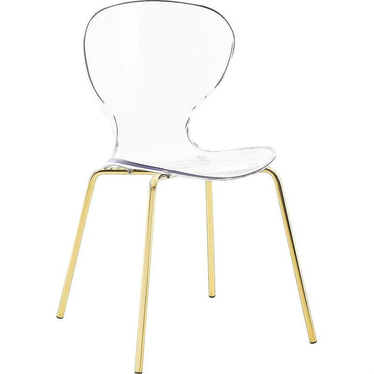 Gold Metal Dining Chair Set of 2 R37111