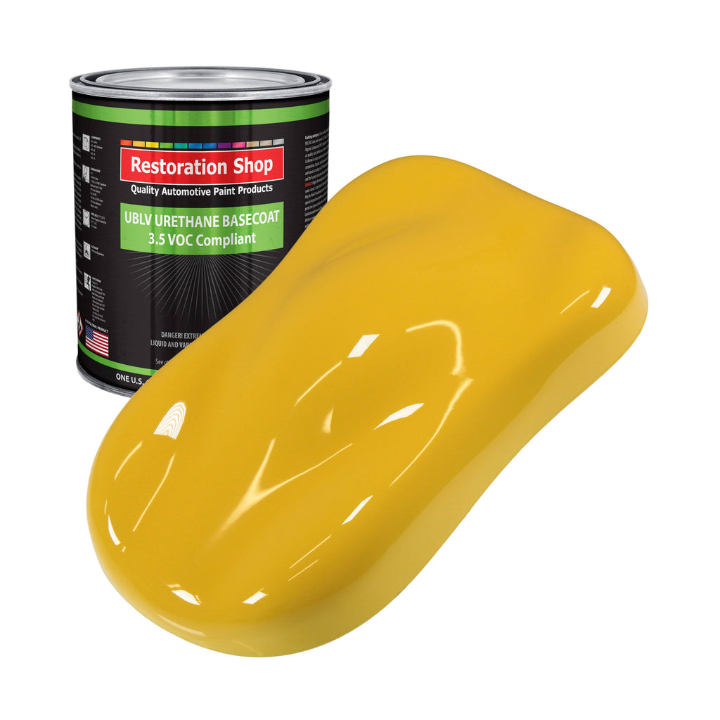 Canary Yellow 1 Gallon Low VOC Urethane Basecoat Auto Paint T222434