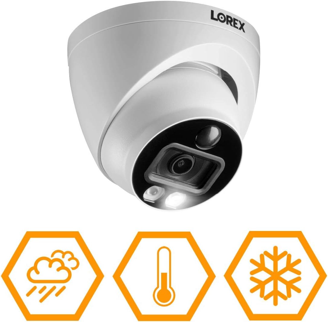 4K Ultra HD Dome Security Camera with Color Night Vision Z153239