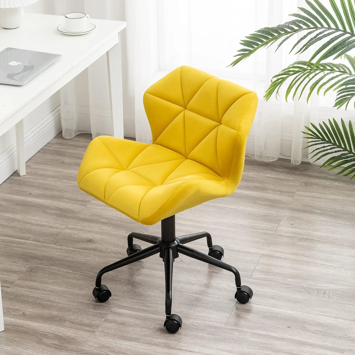 Tufted Adjustable Swivel Office Chair H8440