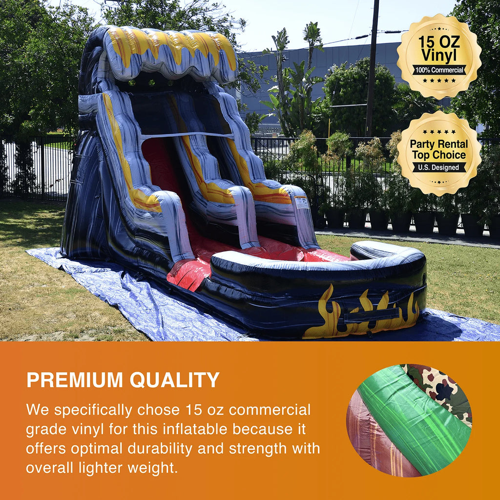 Commercial Grade Inflatable Water Slide with Splash Pool A765