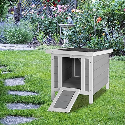 Weatherproof Wooden Cat House O530467