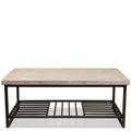 Contemporary Coffee Table in Alabaster Travertine V3613