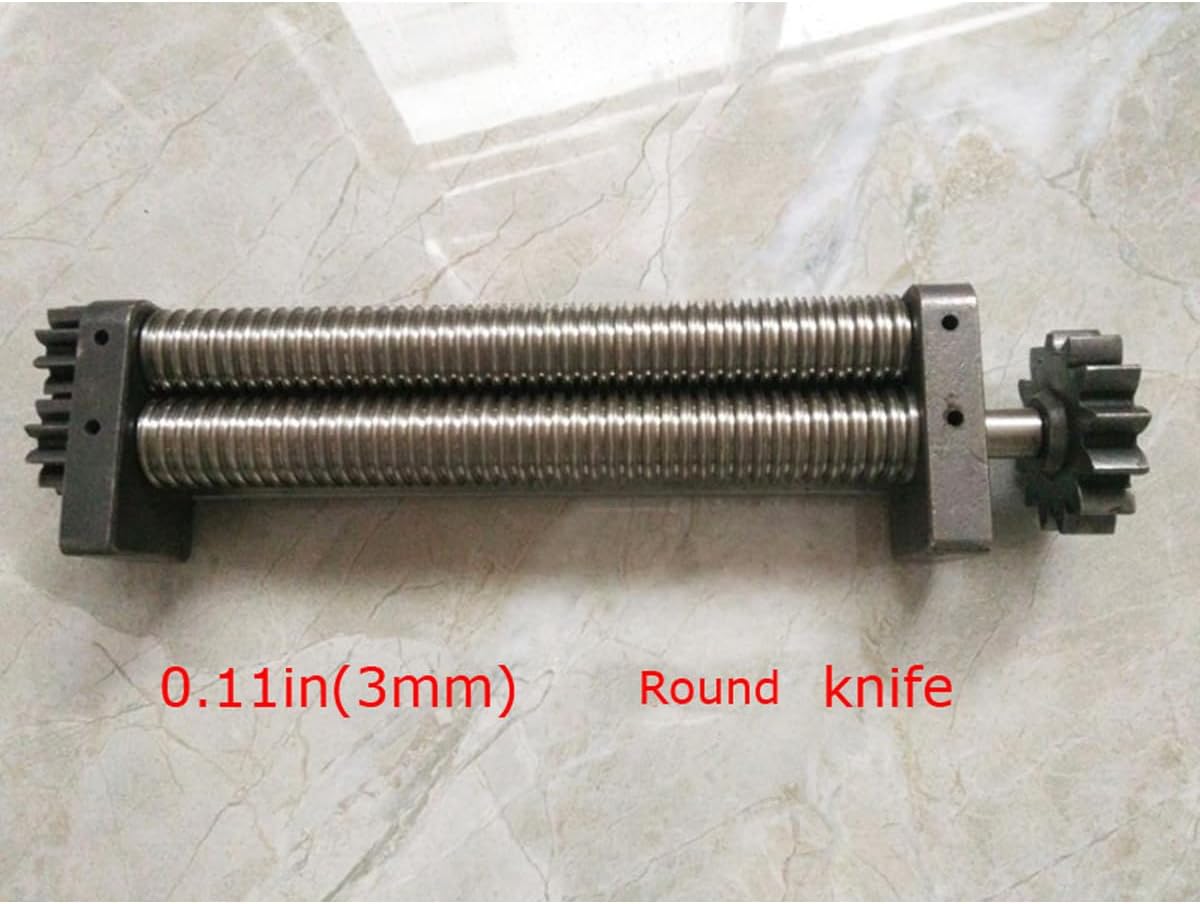 110V Electric Stainless Steel Pasta Maker Noodle Machine with 3mm Round Knife R565