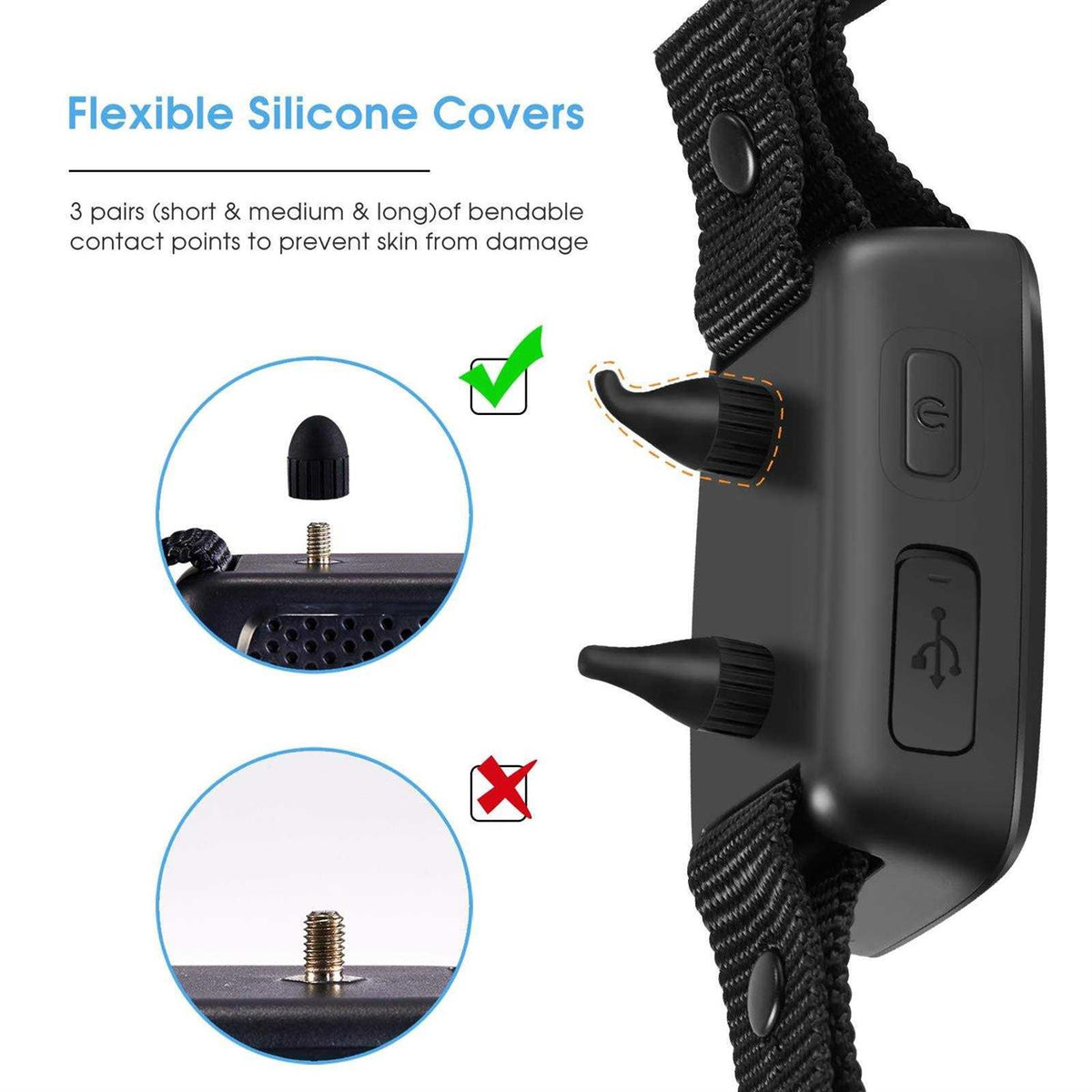 Waterproof APP Control Dog Bark Collar W142