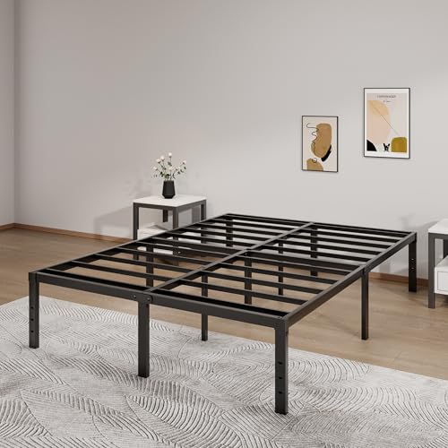 14 Inch Heavy-Duty Full Size Metal Bed Frame Y4840