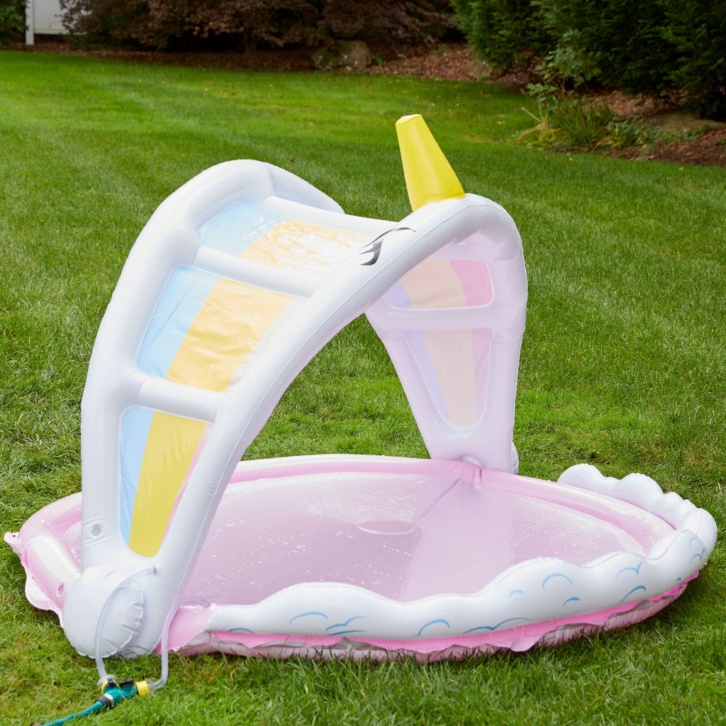 Rainbow Unicorn Sprinkler and Splash Pad 5.5' L8217