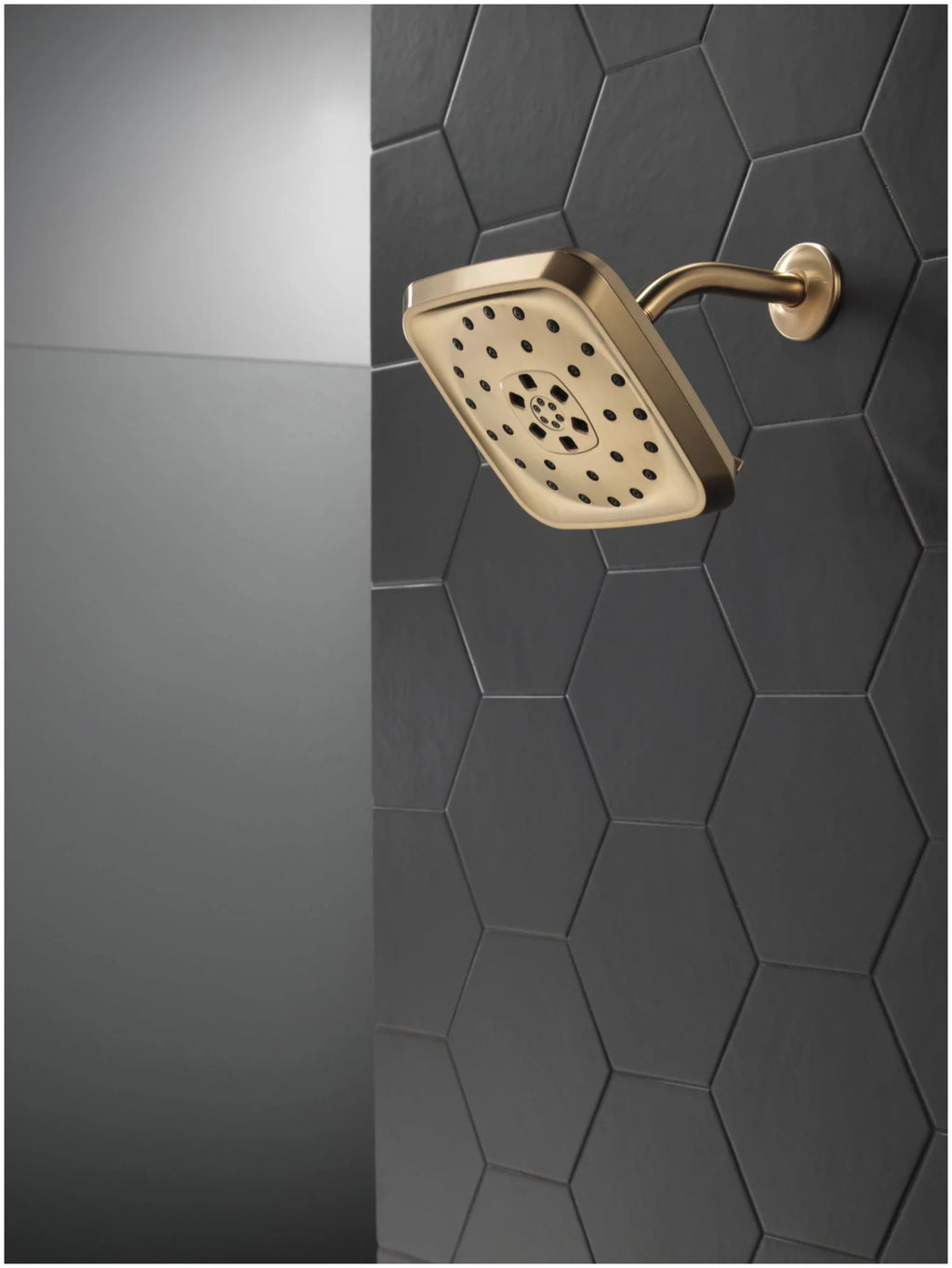 Square 1.75 GPM Multi Function Rain Shower Head T87710