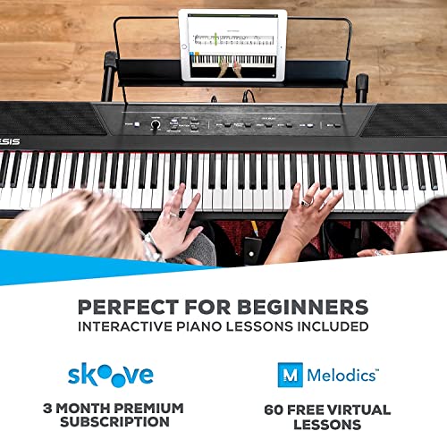 88 Key Digital Piano Keyboard with Semi Weighted Keys B827483