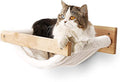 Black Stripe Wooden Cat Wall Shelf D365