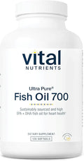 Fish Oil 700 High EPA & DHA Omega-3 Lemon Flavor 120 Softgels V3530