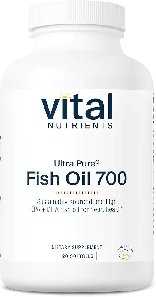 Fish Oil 700 High EPA & DHA Omega-3 Lemon Flavor 120 Softgels V3530