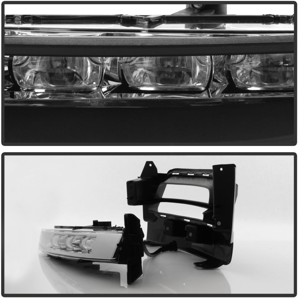 LED Fog Lights Bumper Lamps with Switch Assembly A3258