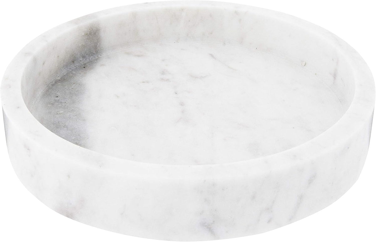 8 Round Carved Marble Tray T97255