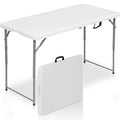 White 4 Foot Folding Table U794361