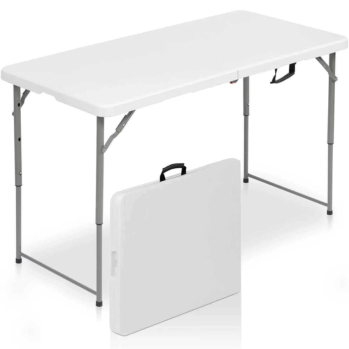 White 4 Foot Folding Table U794361