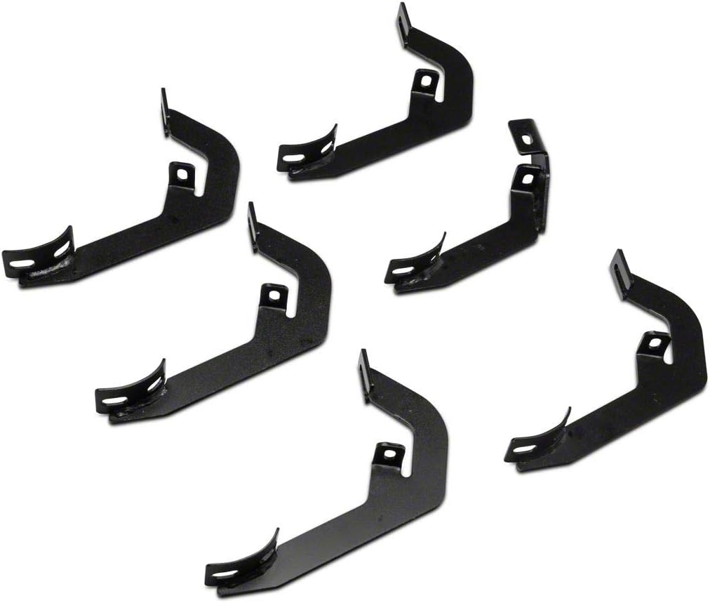 Black Oval Bent End Side Step Bars R270357