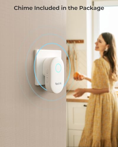 2K PoE Video Doorbell Camera with Chime L336137