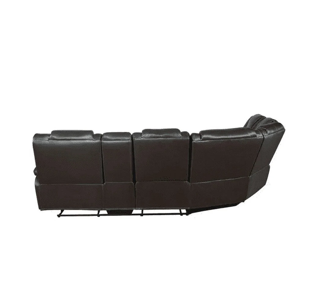 5 Piece Sectional Sofa with 2 Power Recliners C150