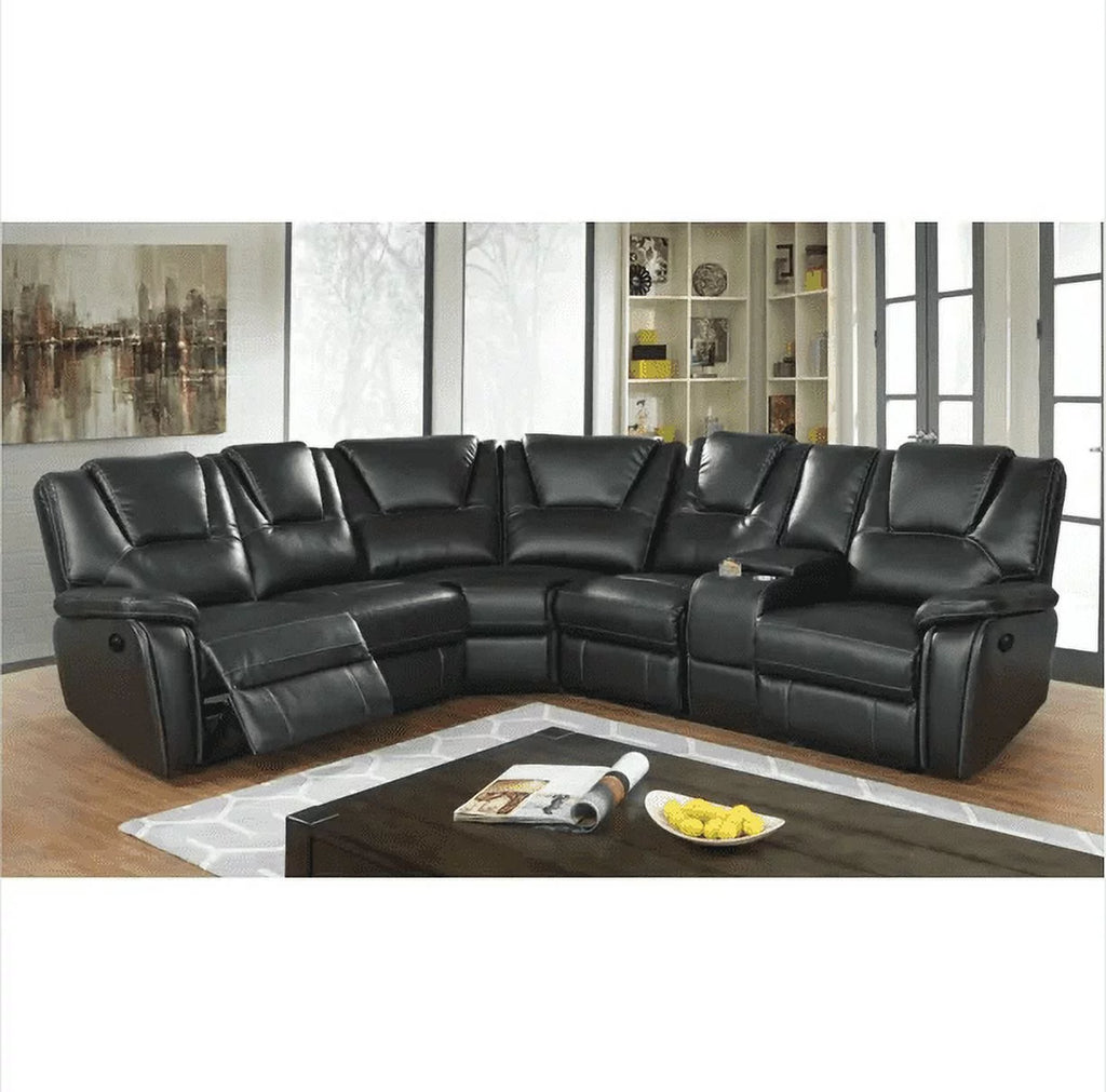 5 Piece Sectional Sofa with 2 Power Recliners C150