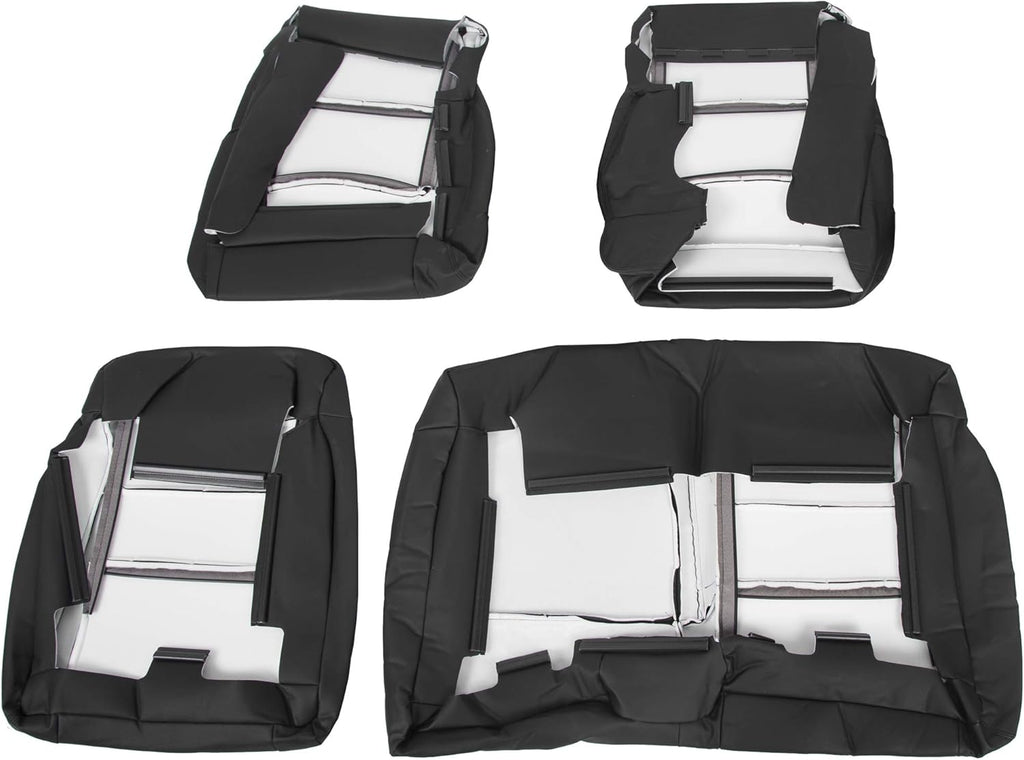 Black Leather Seat Covers V11151