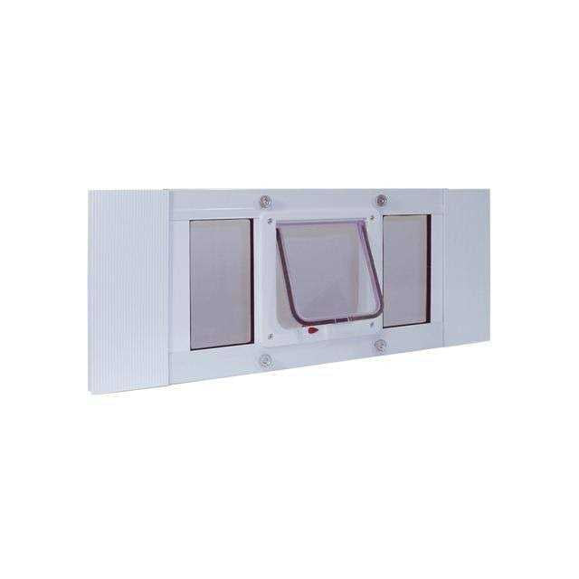 Aluminum Sash Cat Flap Pet Door Q395