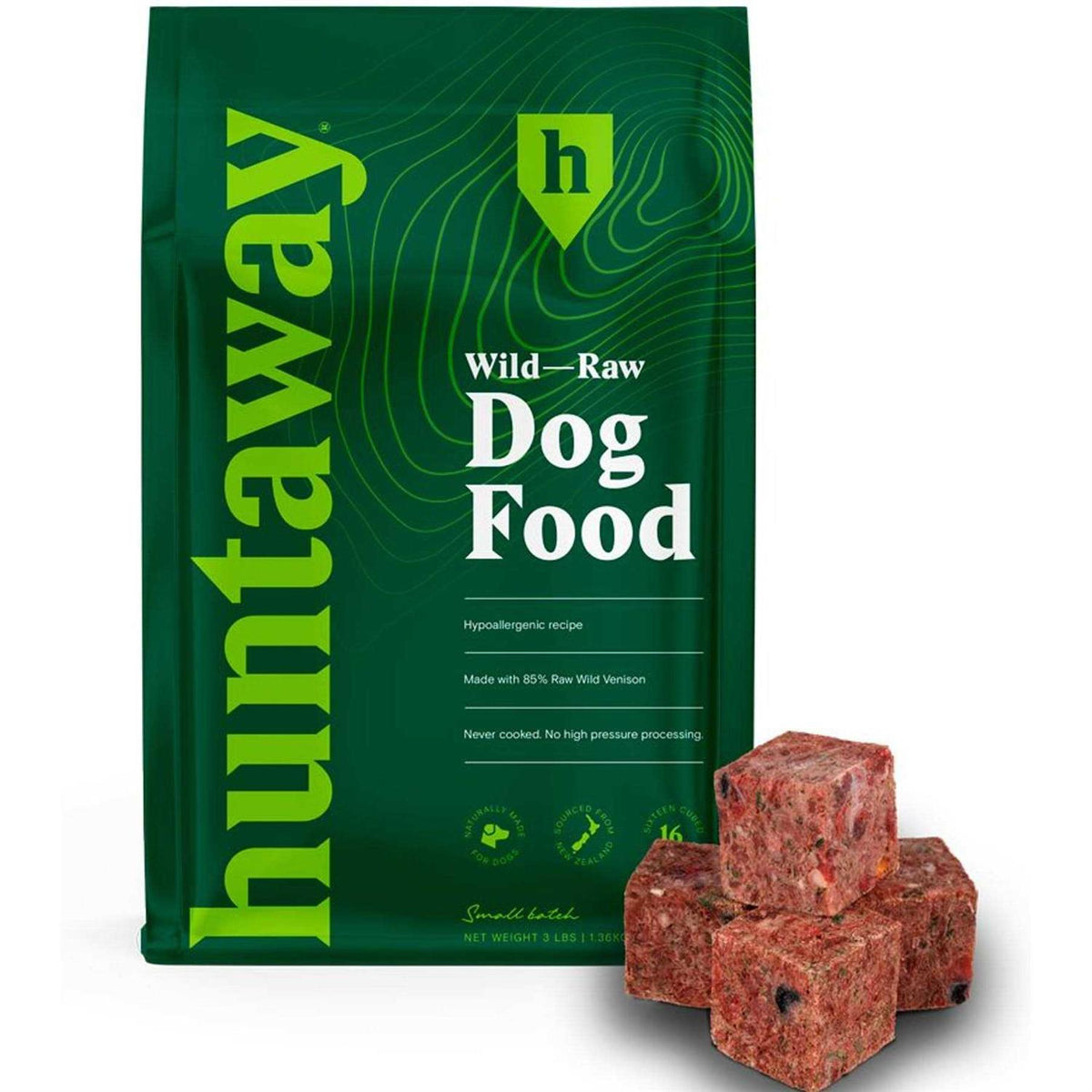 Frozen Wild Venison Raw Dog Food J506