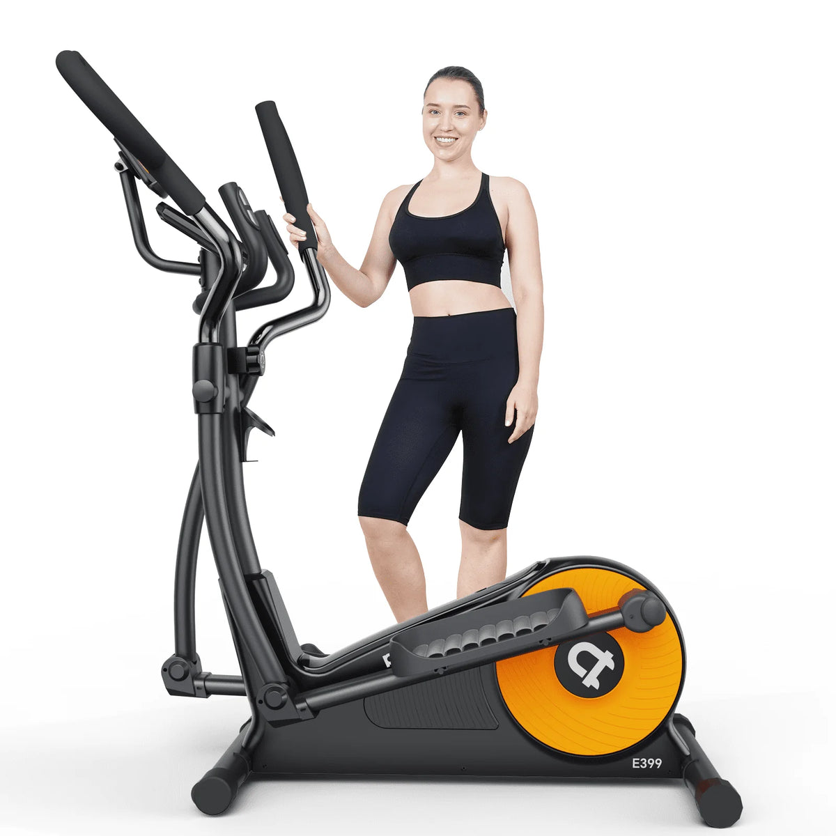 Silent Magnetic Elliptical Bike Stationary Exercise Machine R1937
