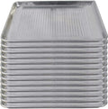 18 x 26 inch Perforated Aluminum Sheet Pan 12 Pack C399643