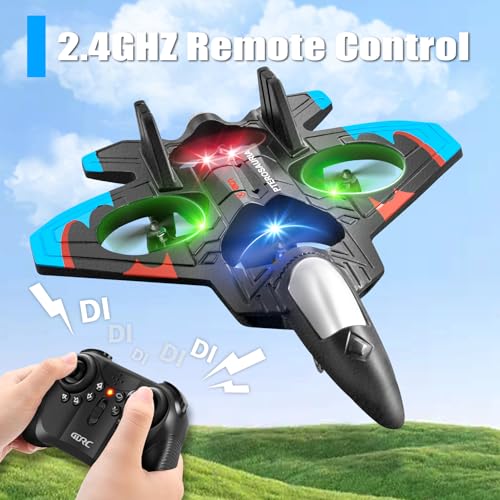 Foam Remote Control Airplane RC Plane Fighter Jet with Light V364394