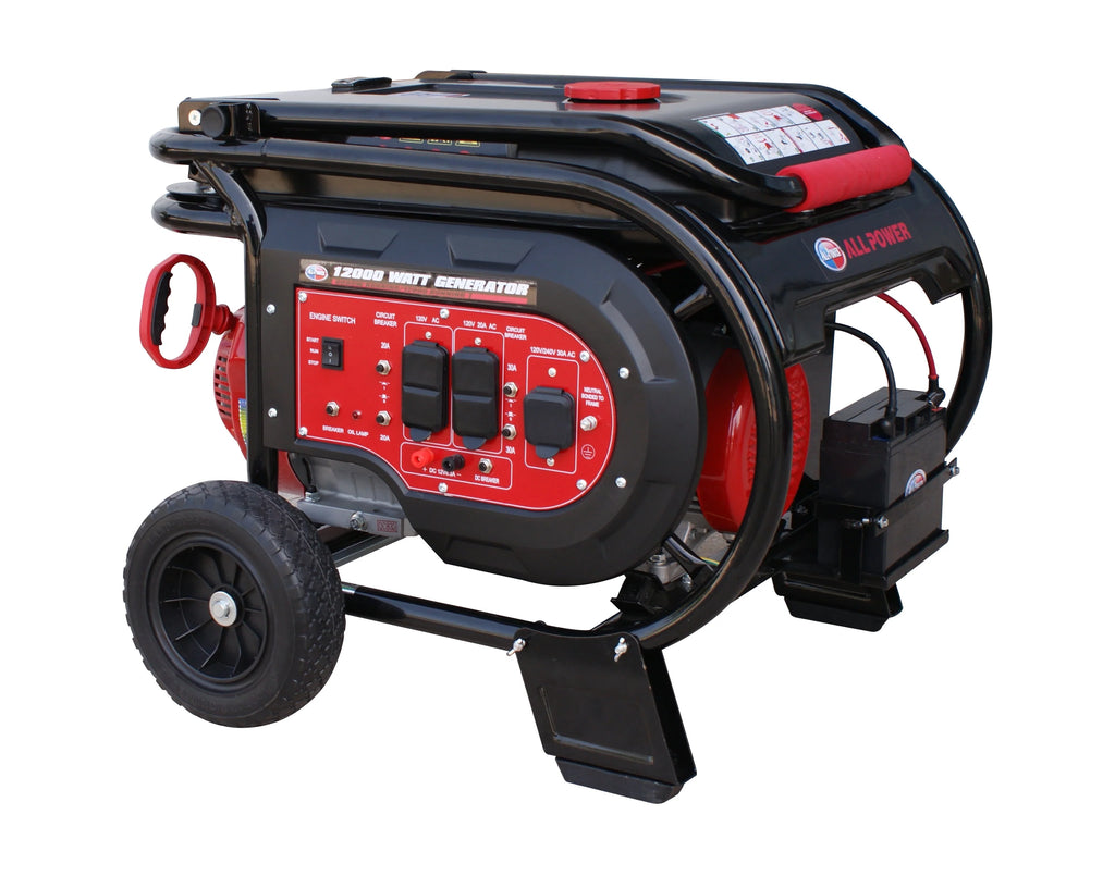 12000 Watt Gas Powered Portable Generator with Electric Start C5424