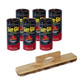 6 Cans #6 Sun-Glo Med-Speed Wax and 1 Shuffleboard Sweep L13952