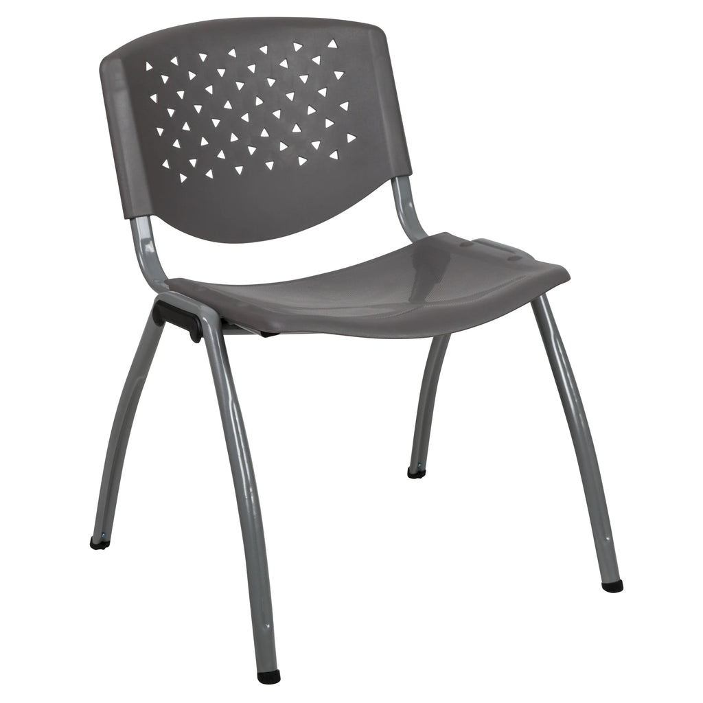 Gray Plastic Stack Chair G1686