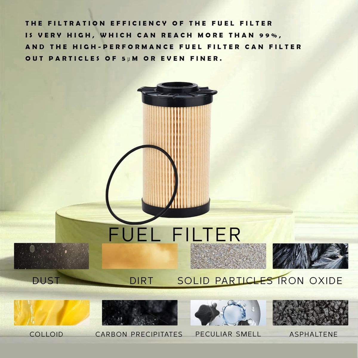 Fuel Filter compatible with Cummins ISB6.7 EURO 6 2017 Engine K416
