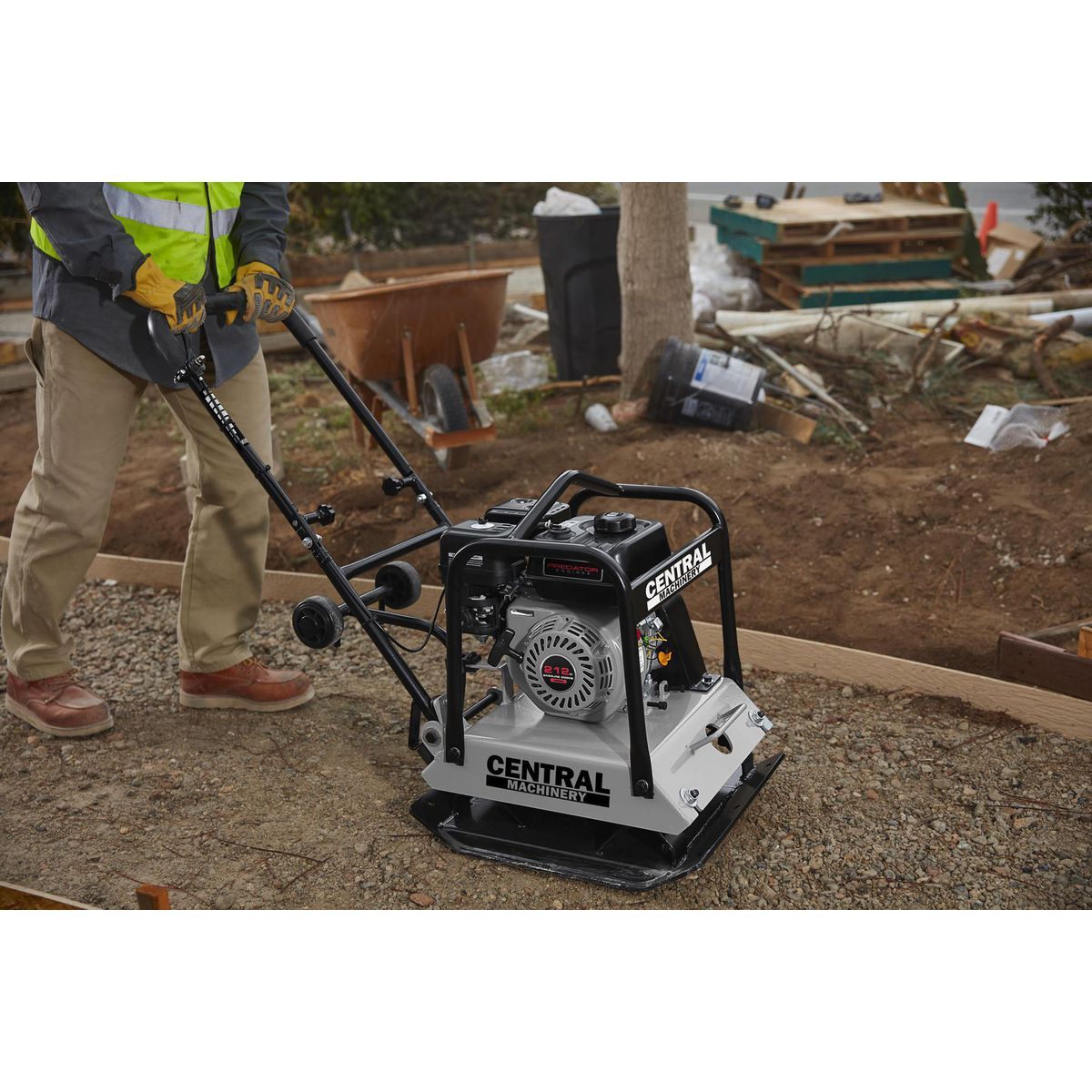 7 HP Plate Compactor with Wheel Kit U506439
