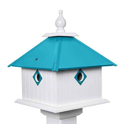 Hammered Copper Bird House Z26013