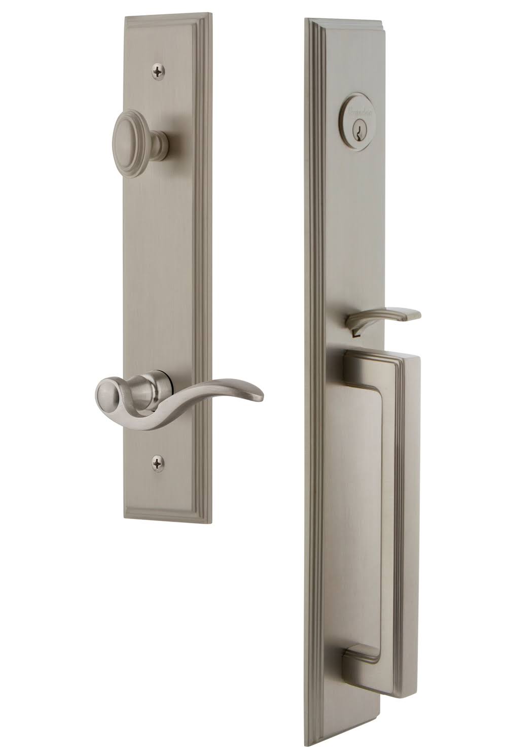 Satin Nickel Lever U471