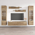 White Wall Mounted Entertainment Center J704