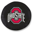 Black Vinyl Fitted Spare Car Tire Cover C1288
