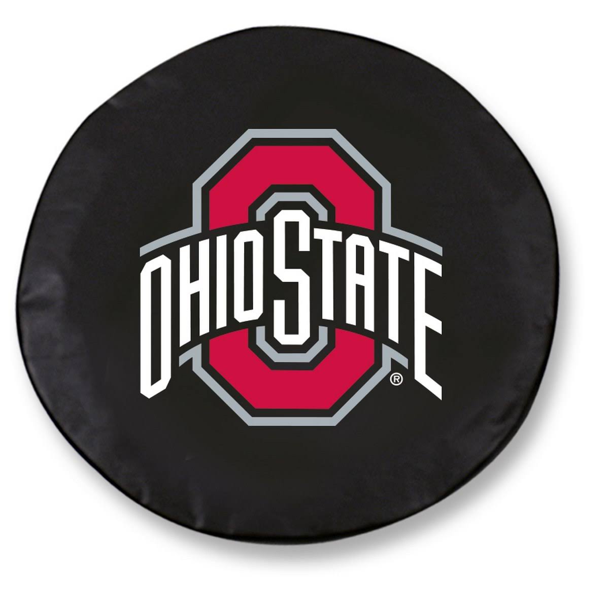 Black Vinyl Fitted Spare Car Tire Cover C1288