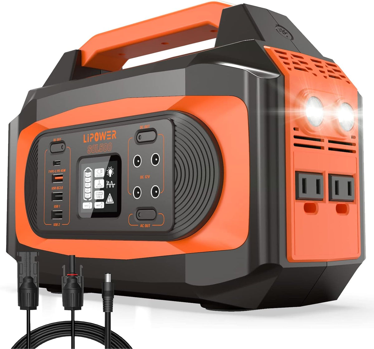 500W Portable Power Station Solar Generator Q167349